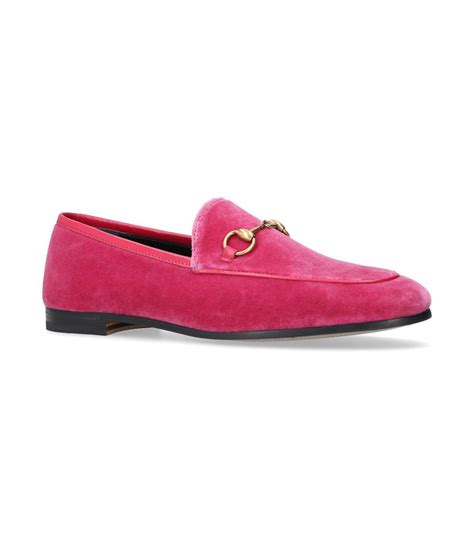 pink gucci loafers men|gucci velvet loafers women's.